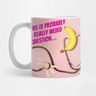 Really Weird Question Podcast Logo Mug